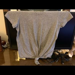 Madewell front tie T-shirt